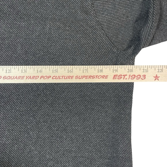 Faherty Shirt Dress Womens M Gray Legend Sweater Long Sleeve Button Front Knit - Picture 5 of 9